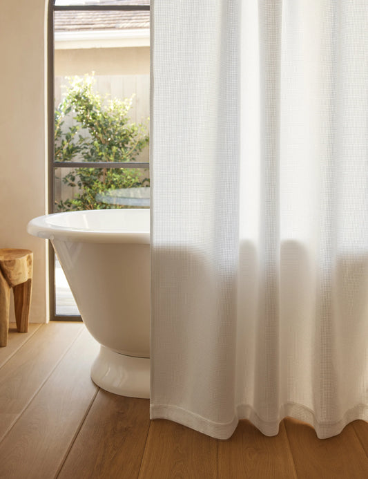 HP TRADE HUB | Larue Organic Cotton Shower Curtain